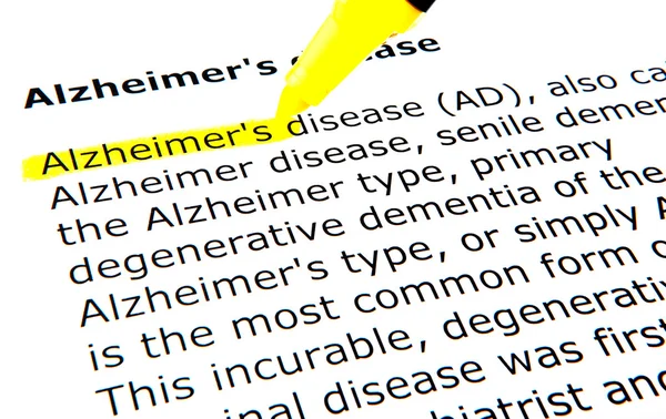 La enfermedad de Alzheimer —  Fotos de Stock