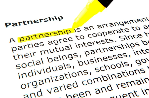 Partnerschap — Stockfoto