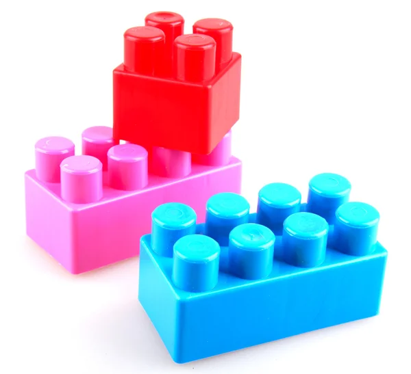 stock image Plastic building blocks