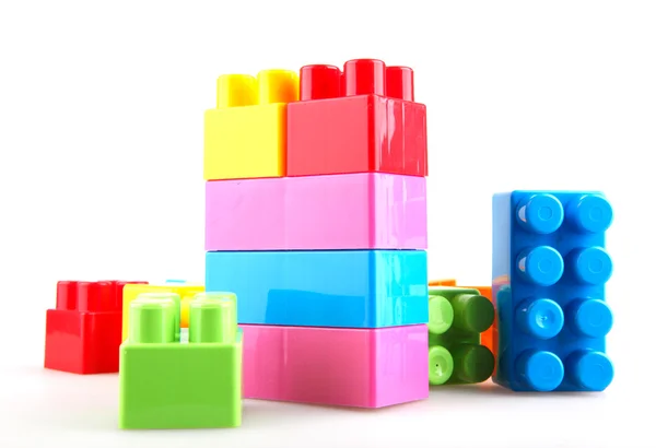 stock image Plastic building blocks