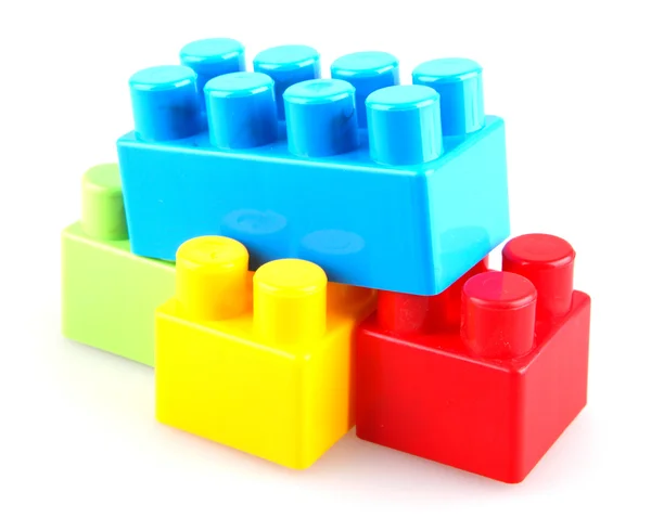 stock image Plastic building blocks