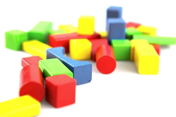 stock image Wooden building blocks