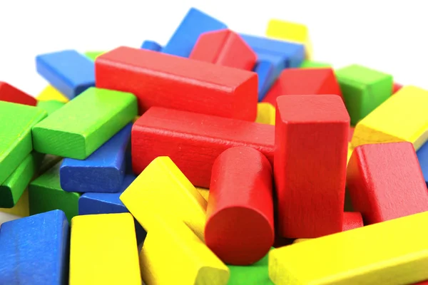 stock image Wooden building blocks