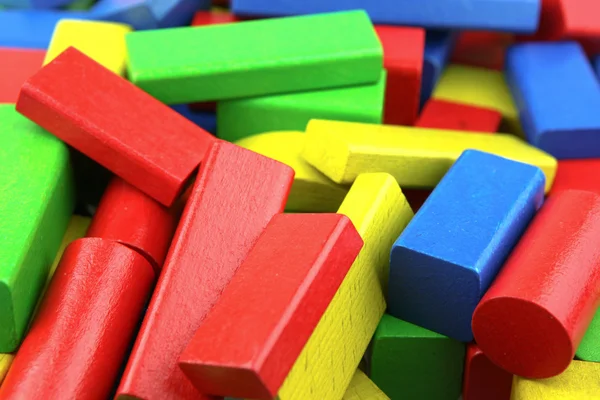 stock image Wooden building blocks