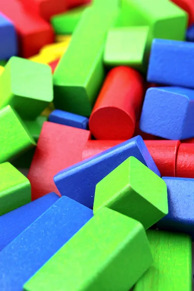 stock image Wooden building blocks