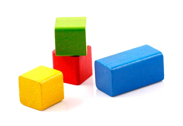 Stock image Wooden building blocks