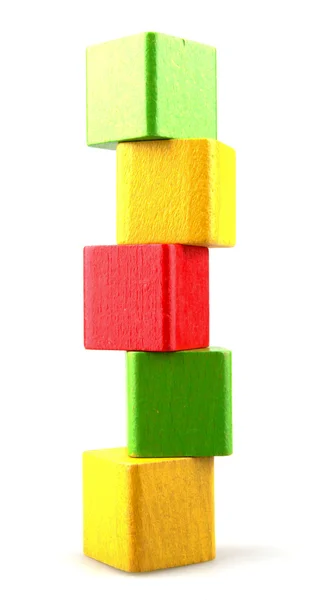 stock image Wooden building blocks