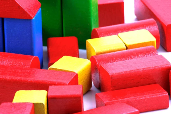 stock image Wooden building blocks