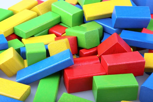 Stock image Wooden building blocks