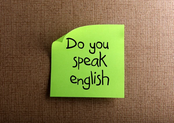 Parlez-vous anglais ? — Photo
