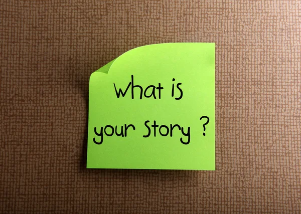Was ist Ihre Geschichte? — Stockfoto