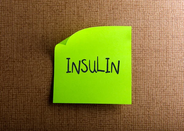 Инсулин — стоковое фото