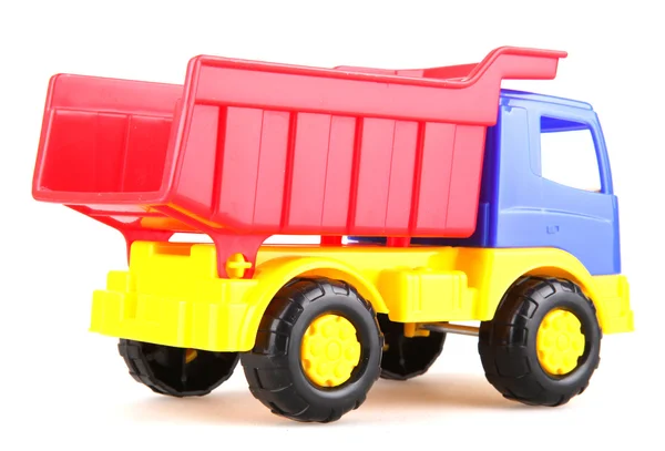 Барвисті іграшка вантажівка — стокове фото