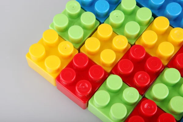 stock image Plastic building blocks