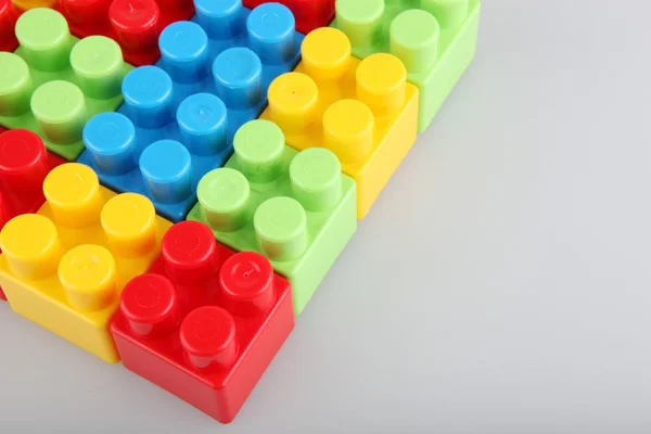 stock image Plastic building blocks