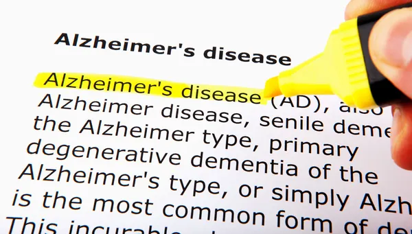 stock image Alzheimer's disease