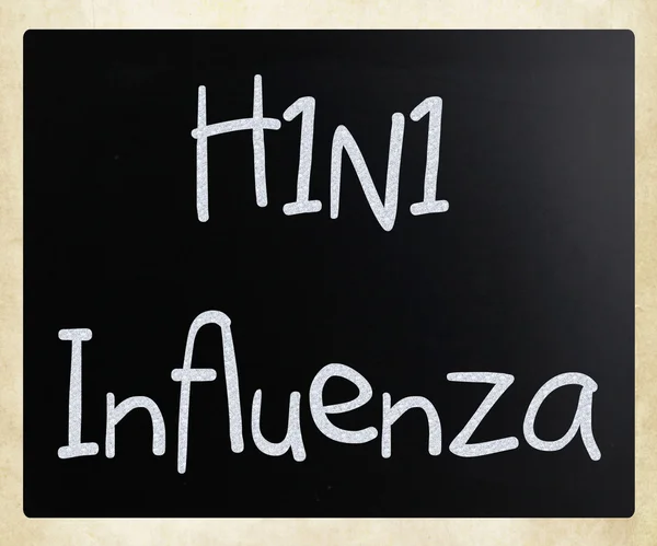 Virus influenza H1N1 — Stok Foto