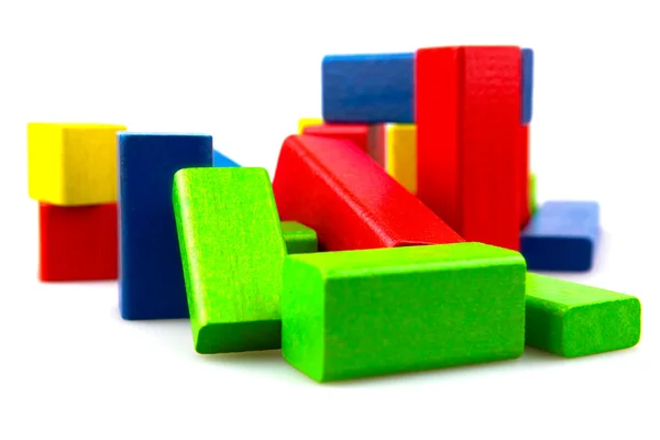 Stock image Wooden building blocks