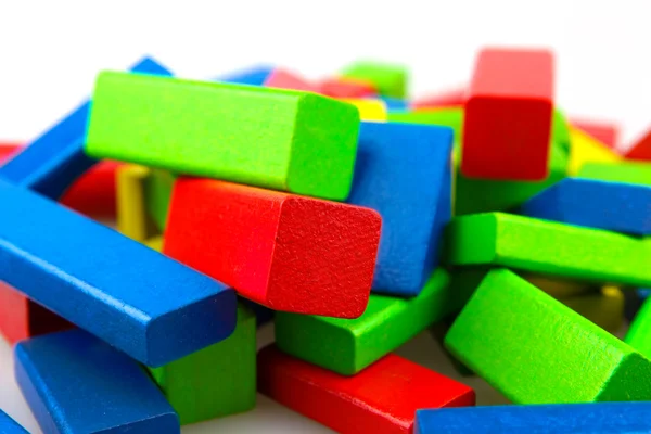 stock image Wooden building blocks