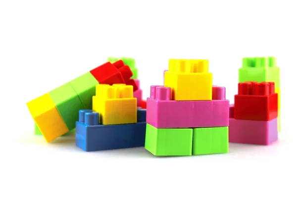 Пластиковые блоки — стоковое фото