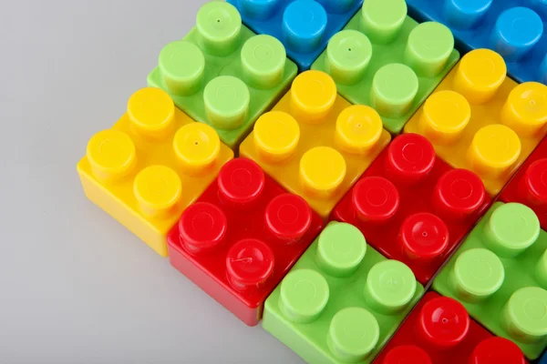 stock image Plastic building blocks