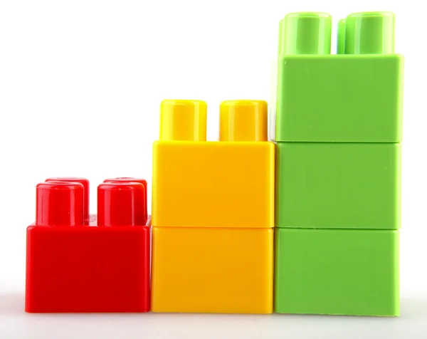 stock image Plastic building blocks