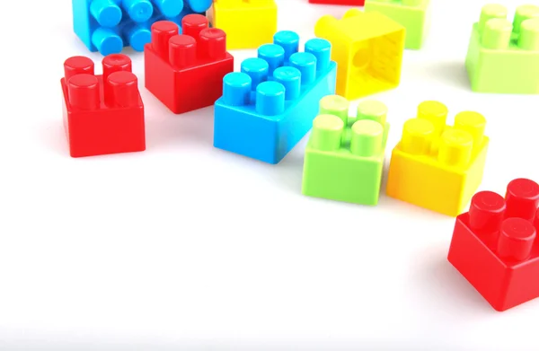 stock image Plastic building blocks