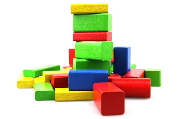 stock image Plastic building blocks