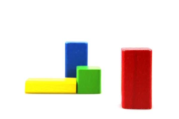 stock image Plastic building blocks