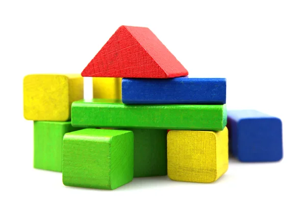 stock image Plastic building blocks