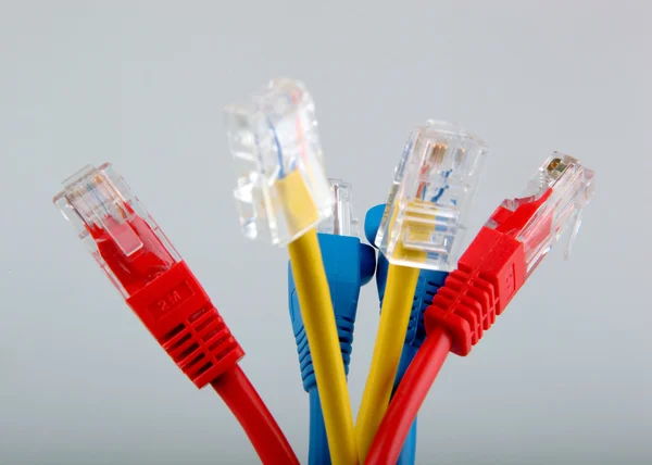 Кабели сети Ethernet — стоковое фото