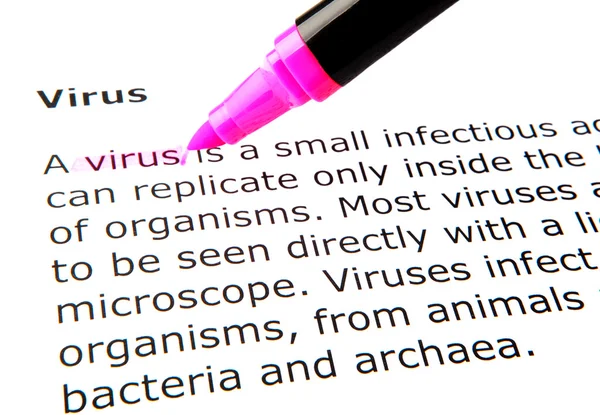 Virüs - renkli görüntü — Stok fotoğraf