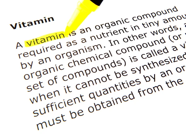 Vitamina — Foto de Stock