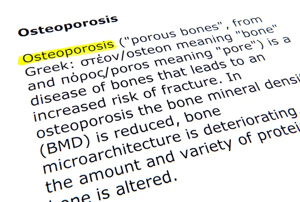 Osteoporosi — Foto Stock