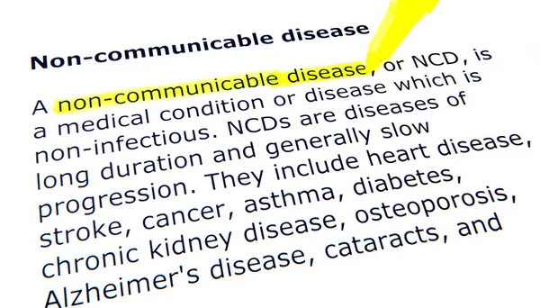 Non-communicable disease