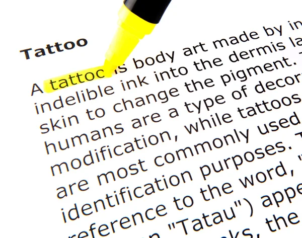 Τατουάζ — Φωτογραφία Αρχείου