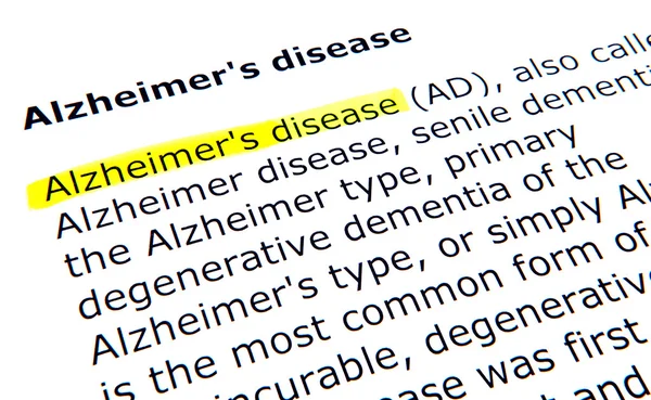 アルツハイマー病 — ストック写真