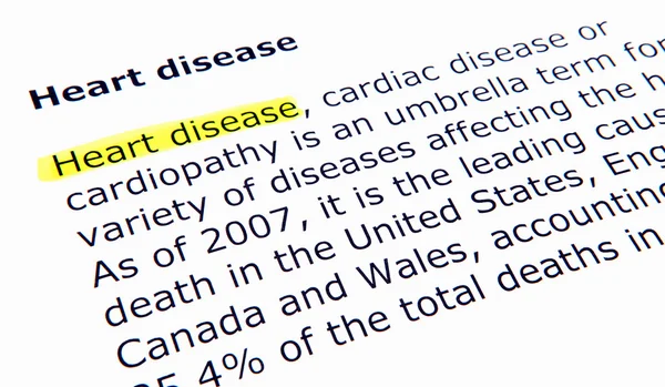 Хвороби серця — стокове фото
