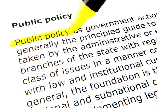 stock image Public policy