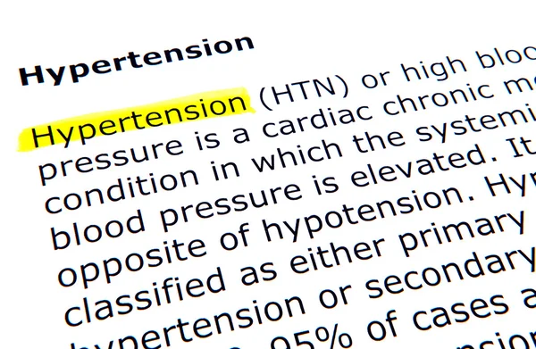 Hipertensão — Fotografia de Stock