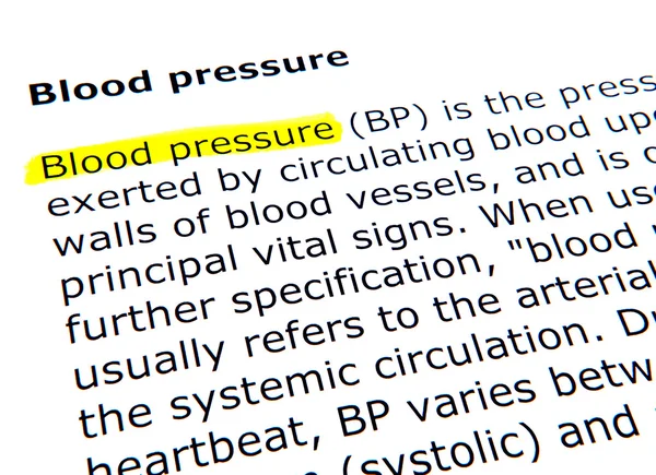 Blood pressure — Stock Photo, Image