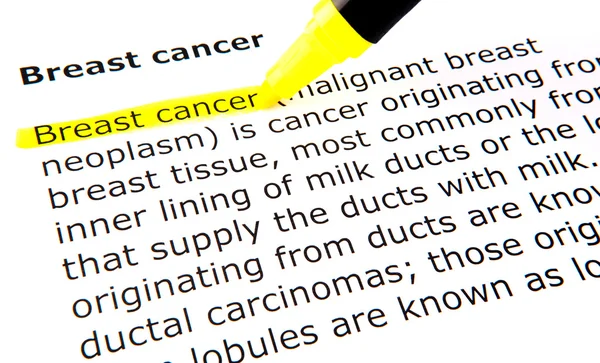 Καρκίνος του μαστού — Φωτογραφία Αρχείου