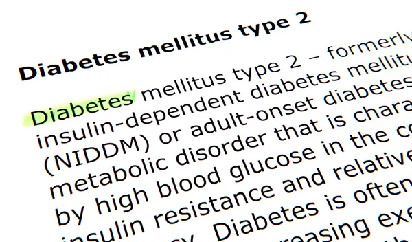 Diabetes mellitus tipo 2 —  Fotos de Stock