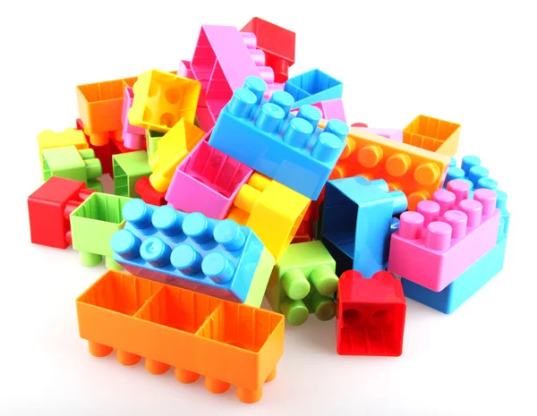 Plastic bouwstenen — Stockfoto
