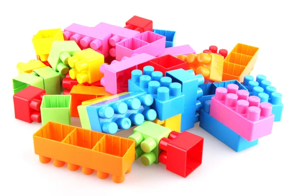 stock image Plastic building blocks