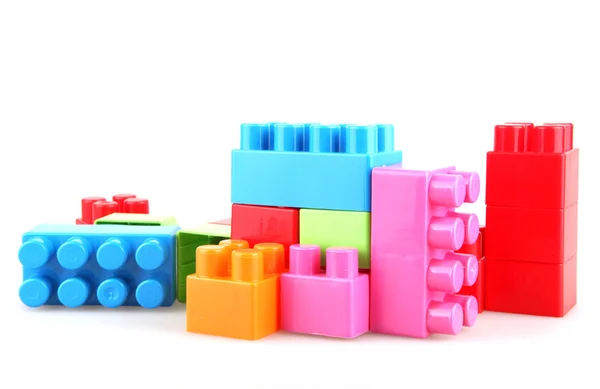 stock image Plastic building blocks