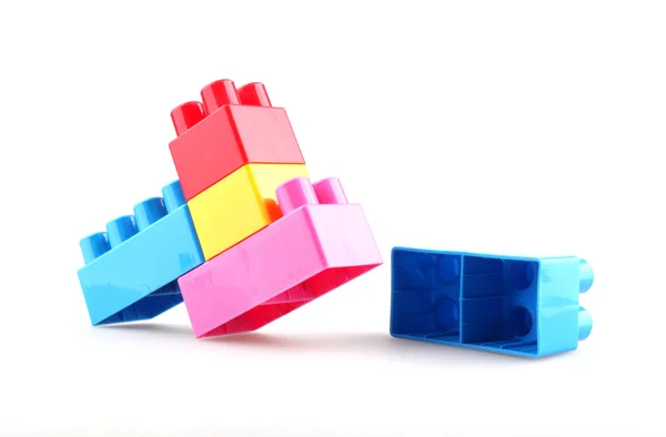 Plastic building blocks — Stock Photo, Image