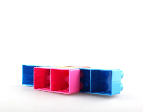 stock image Plastic building blocks