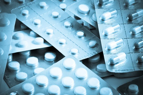 Förpackningar av piller — Stockfoto