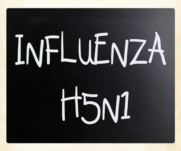 Imágenes del virus de la gripe H5N1 — Foto de Stock